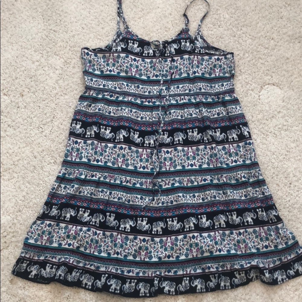 Fun elephant print summer dress
